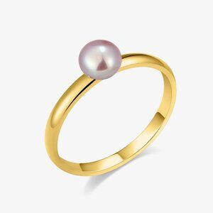 Mira Stack-able Simple Band Fresh Water Pearl Ring